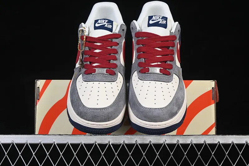 All Categories Nk Air Force 1 Air Force Series Nk Air Force 1 Low Air Force Low Nike Air Force 1'07 Low Red Navy Contrast Color Air Force One Low Casual Sneakers JP2026-153